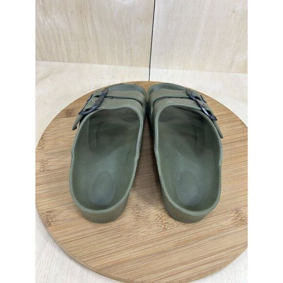 Weestep Essential Lightweight Green Double Strap Sandals Womens Size 7 - Picture 5 of 6